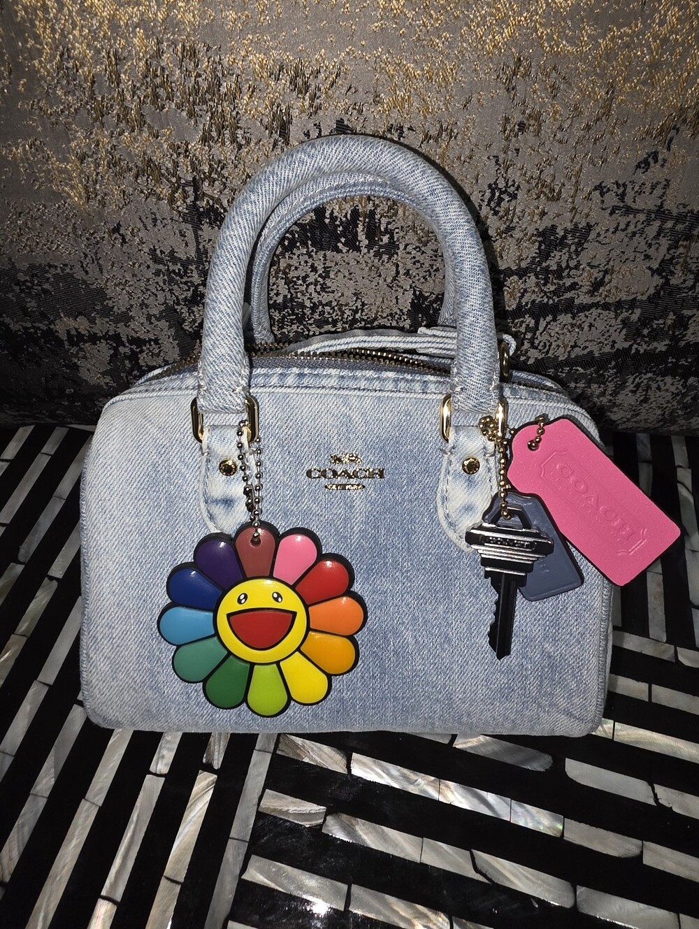 Coach Denim Mini Rowan